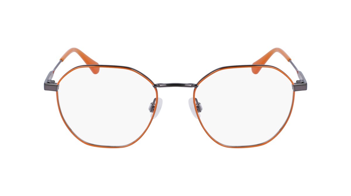Occhiali da vista Calvin Klein Jeans CKJ22220 (021) colore dark ruthenium/orange forma rettangolare 