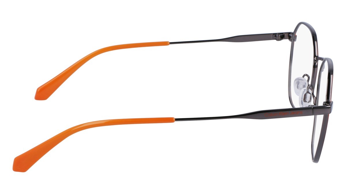 Occhiali da vista Calvin Klein Jeans CKJ22220 (021) colore dark ruthenium/orange forma rettangolare 