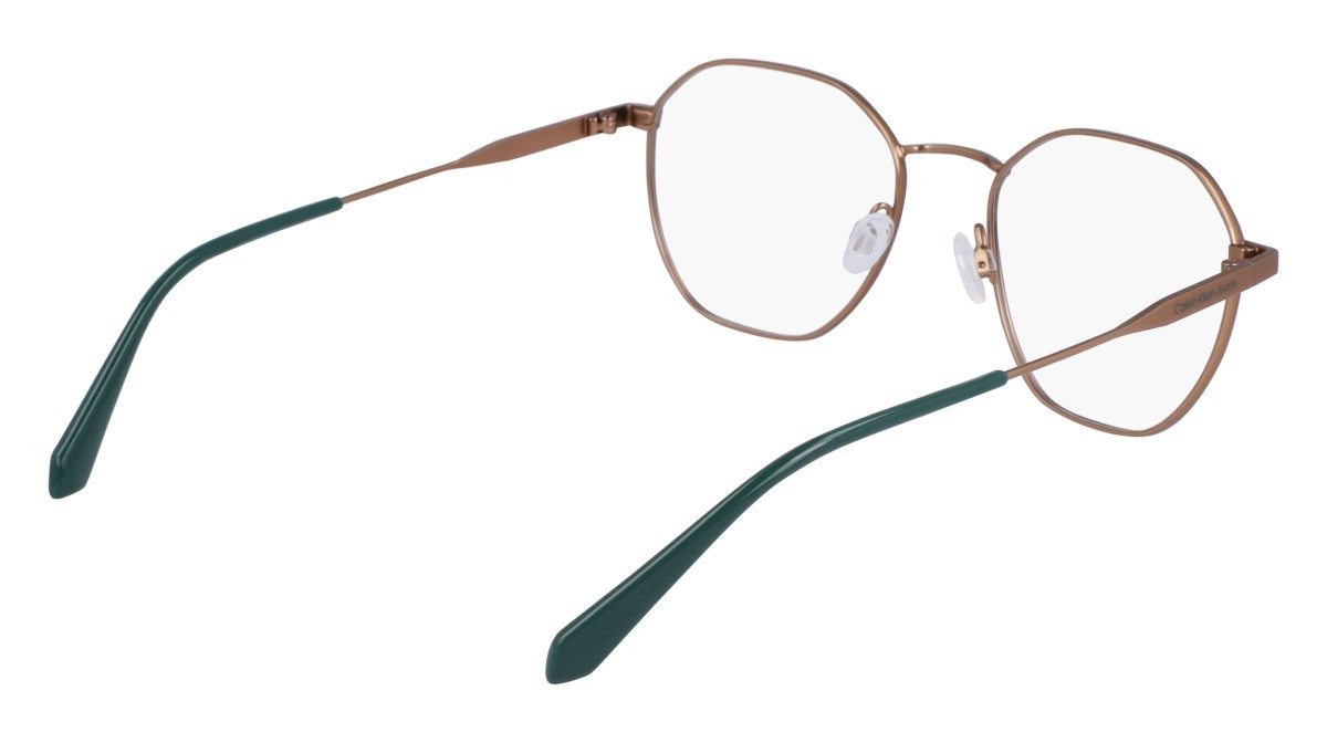 Brillen Calvin Klein Jeans CKJ22220 (704) farbe amber gold/forest form rechteckig 