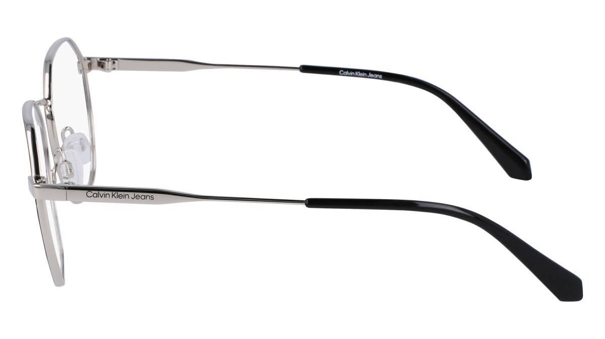 Brillen Calvin Klein Jeans CKJ22220 N (043) farbe silver/black form rechteckig 