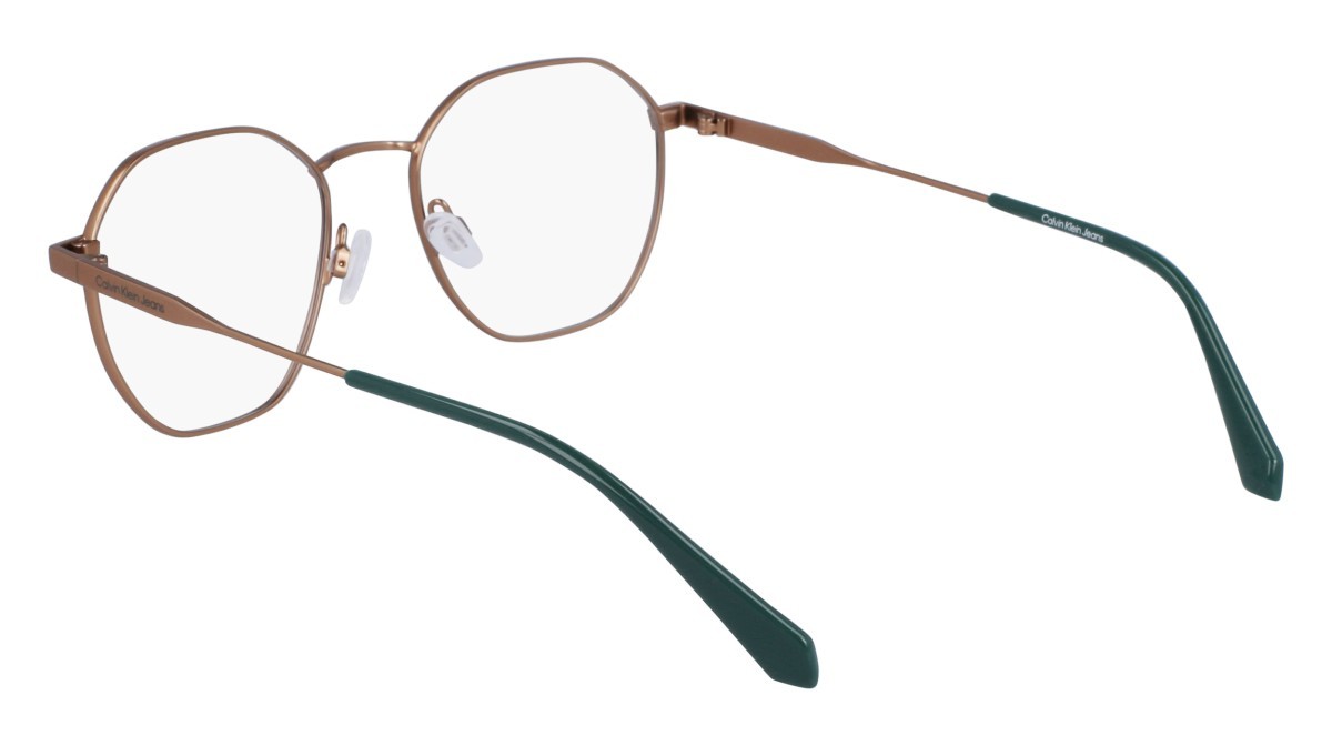 Brillen Calvin Klein Jeans CKJ22220 N (704) farbe amber gold/forest form rechteckig 
