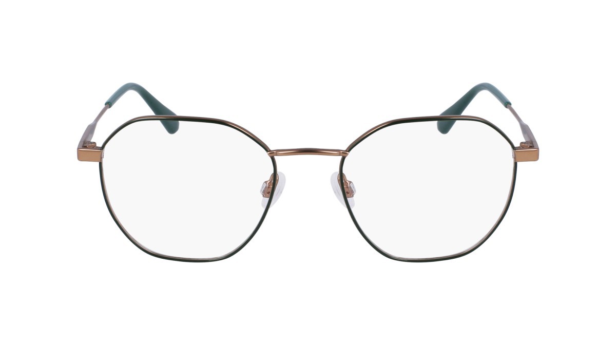 Brillen Calvin Klein Jeans CKJ22220 N (704) farbe amber gold/forest form rechteckig 