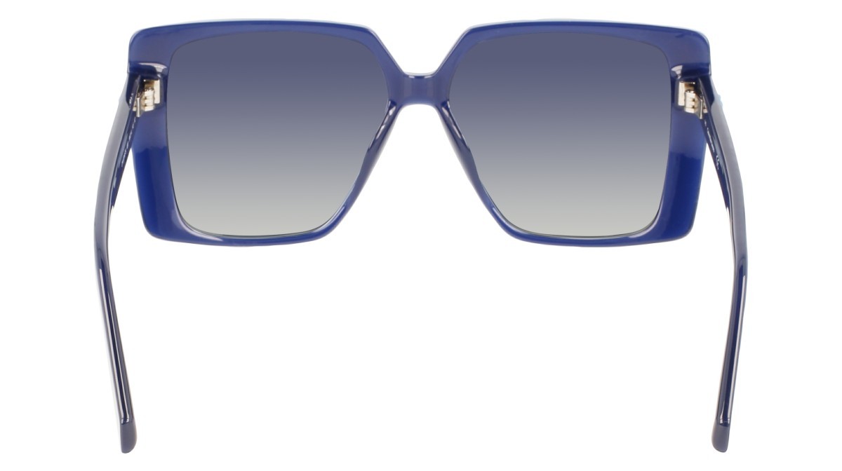 Sonnenbrillen Calvin Klein Jeans CKJ22607S (400) farbe blue form quadratisch gläser gradient blue