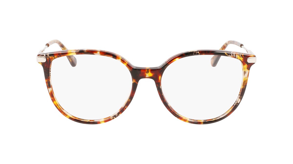Brillen Calvin Klein Jeans CKJ22612 (232) farbe brown havana form pantos 
