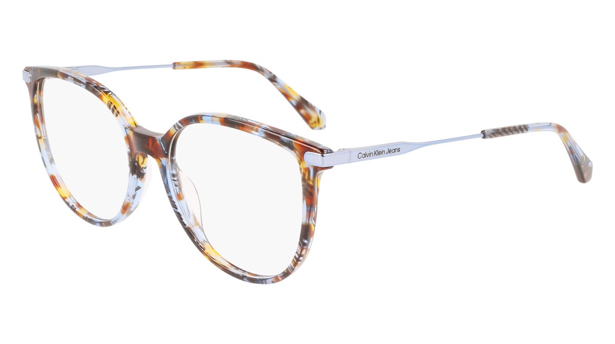 Brillen Calvin Klein Jeans CKJ22612 (233) farbe blue havana form pantos 