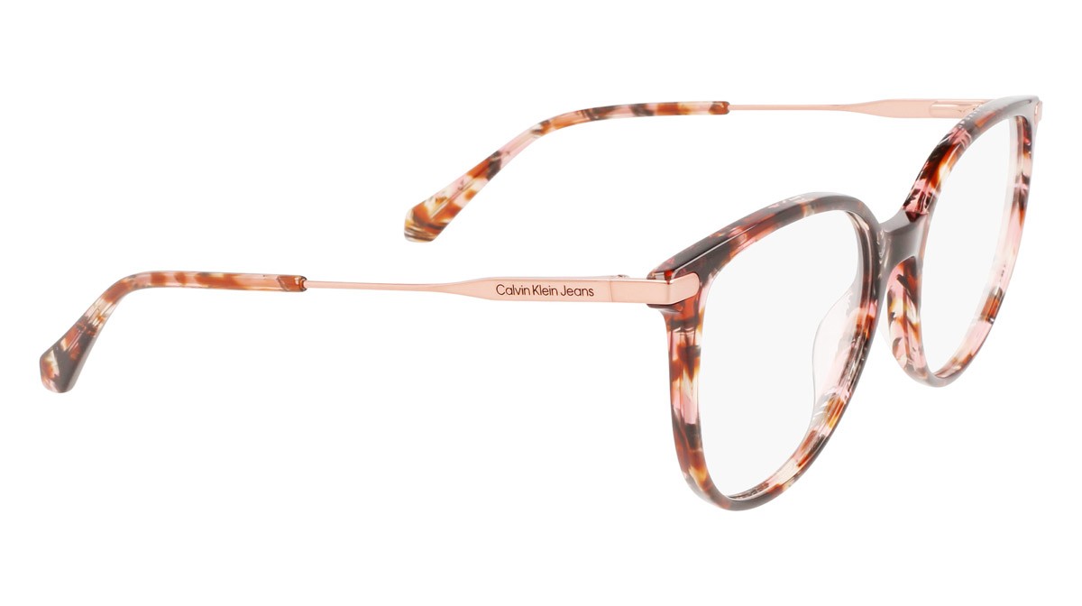 Brillen Calvin Klein Jeans CKJ22612 (234) farbe pink havana form pantos 