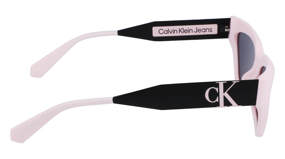 Sonnenbrillen Calvin Klein Jeans CKJ22640S (671) farbe rose form cat-eye gläser solid grey