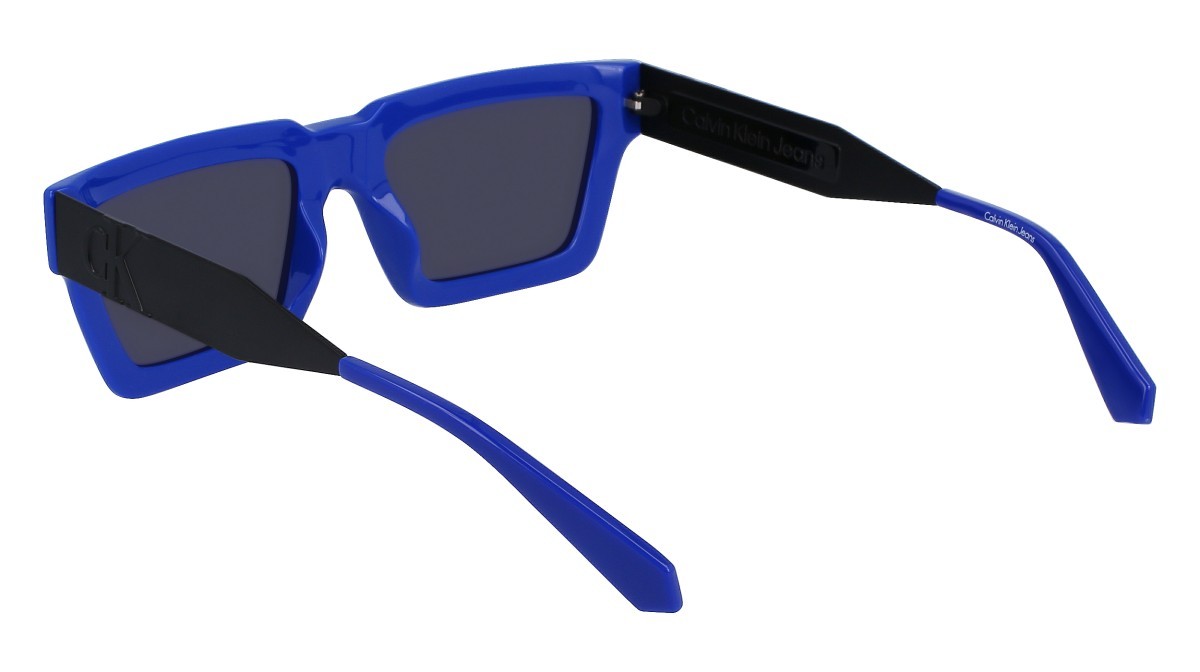 Sonnenbrillen Calvin Klein Jeans CKJ22641S (400) farbe blue form rechteckig gläser solid grey