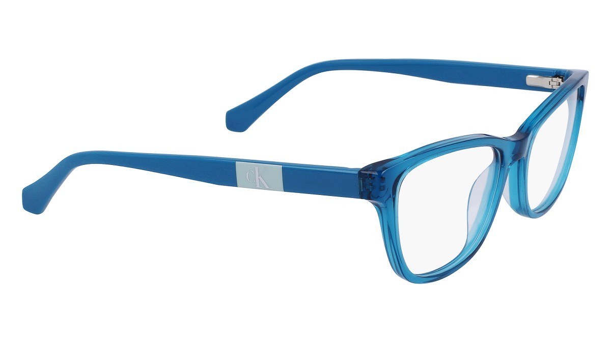 Brillen Calvin Klein Jeans CKJ22645 (432) farbe petrol form cat-eye 