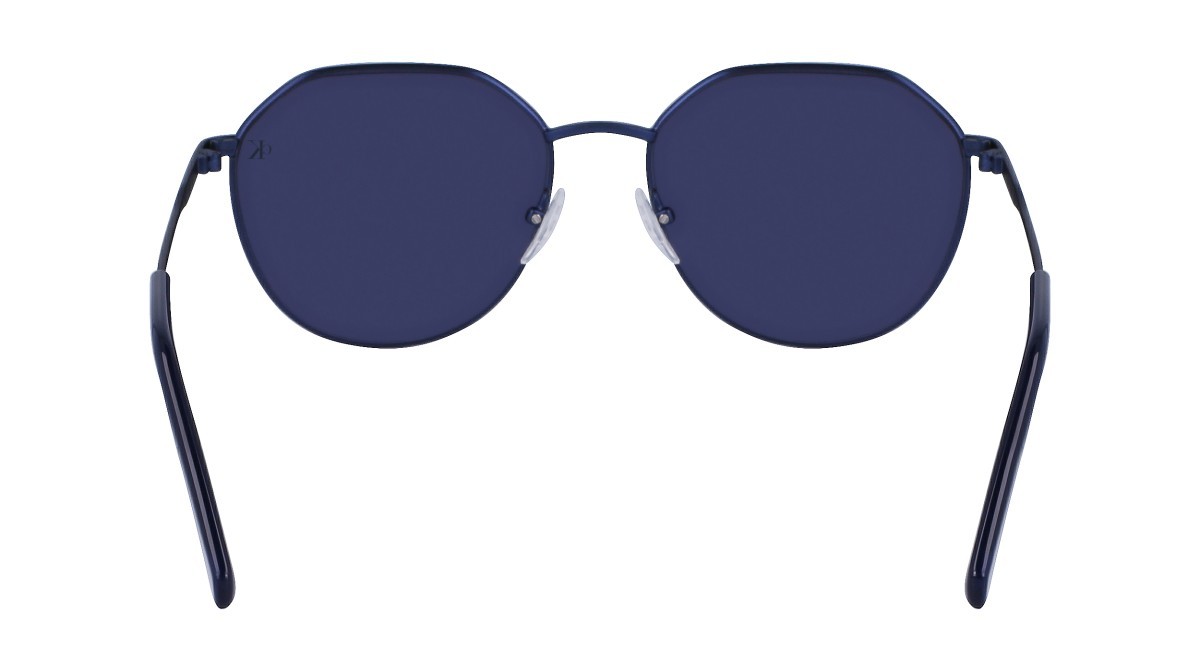 Sonnenbrillen Calvin Klein Jeans CKJ23201S (400) farbe blue form rund gläser solid blue
