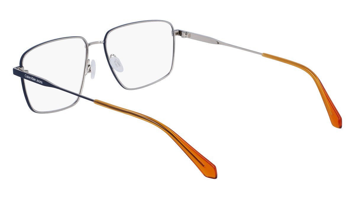 Brillen Calvin Klein Jeans CKJ23203 (044) farbe silver / blue form rechteckig 