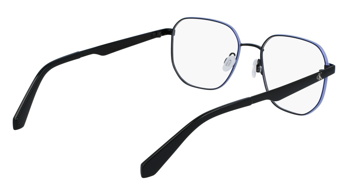 Brillen Calvin Klein Jeans CKJ23222 (001) farbe black/lilac form rechteckig 