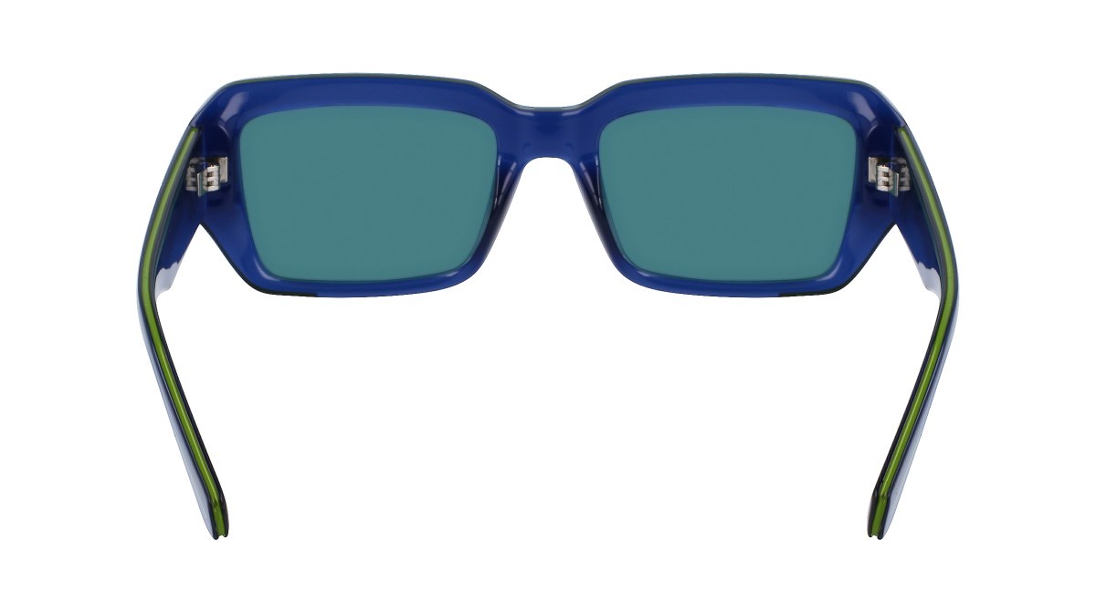 Sonnenbrillen Calvin Klein Jeans CKJ23602S (400) farbe blue form rechteckig gläser solid green