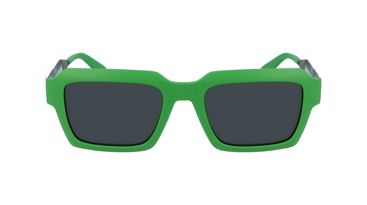 Sonnenbrillen Calvin Klein Jeans CKJ23604S (300) farbe green form rechteckig gläser solid grey