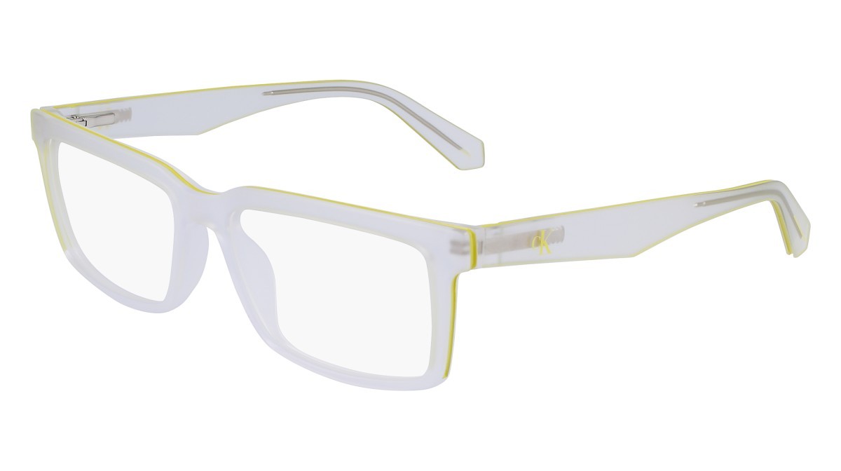 Brillen Calvin Klein Jeans CKJ23612 (971) farbe crystal clear form rechteckig 