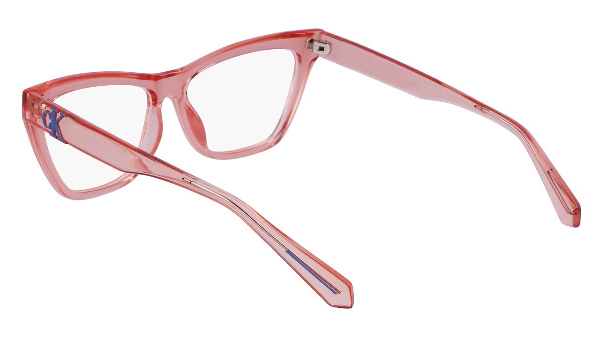 Brillen Calvin Klein Jeans CKJ23614 (671) farbe rose form cat-eye 