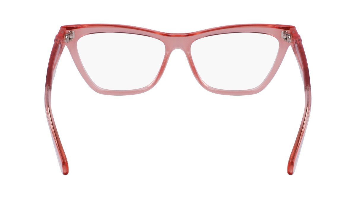 Brillen Calvin Klein Jeans CKJ23614 (671) farbe rose form cat-eye 