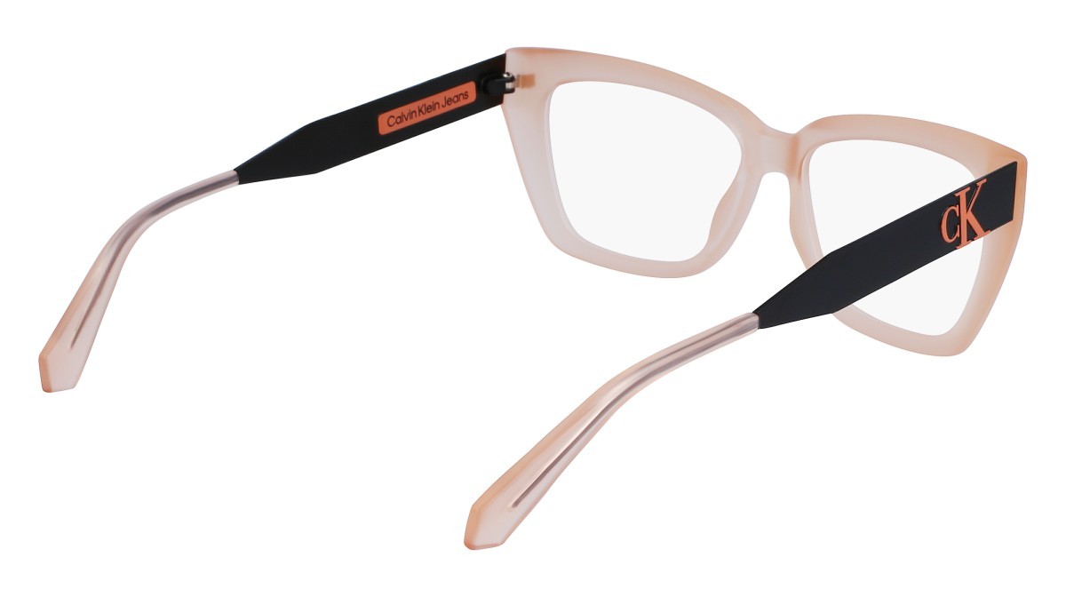 Brillen Calvin Klein Jeans CKJ23618 (671) farbe rose form cat-eye 