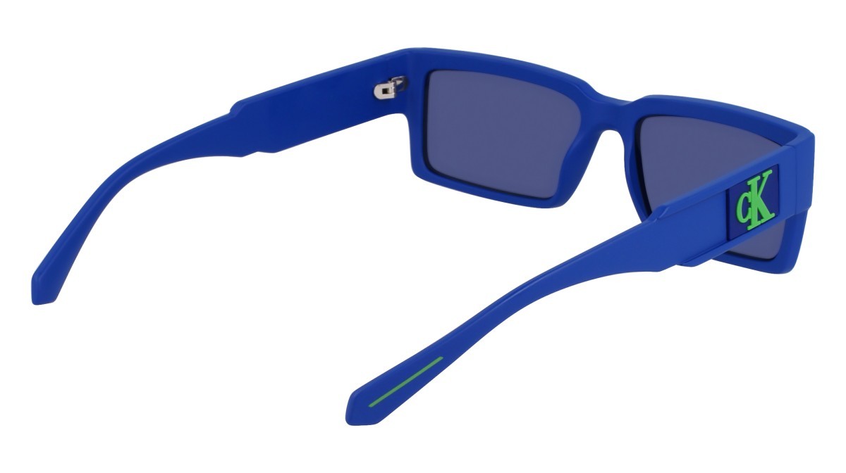 Sonnenbrillen Calvin Klein Jeans CKJ23623S (400) farbe blue form rechteckig gläser solid blue
