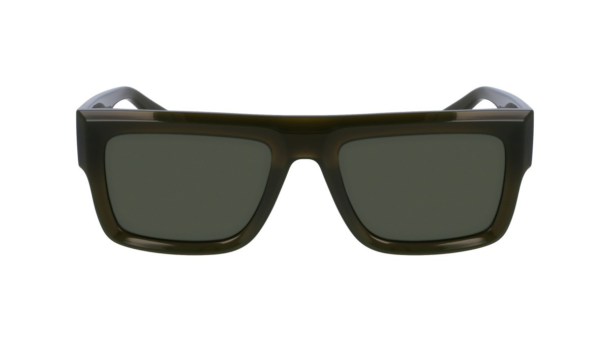 Sonnenbrillen Calvin Klein Jeans CKJ23642S (306) farbe olive form rechteckig gläser solid green
