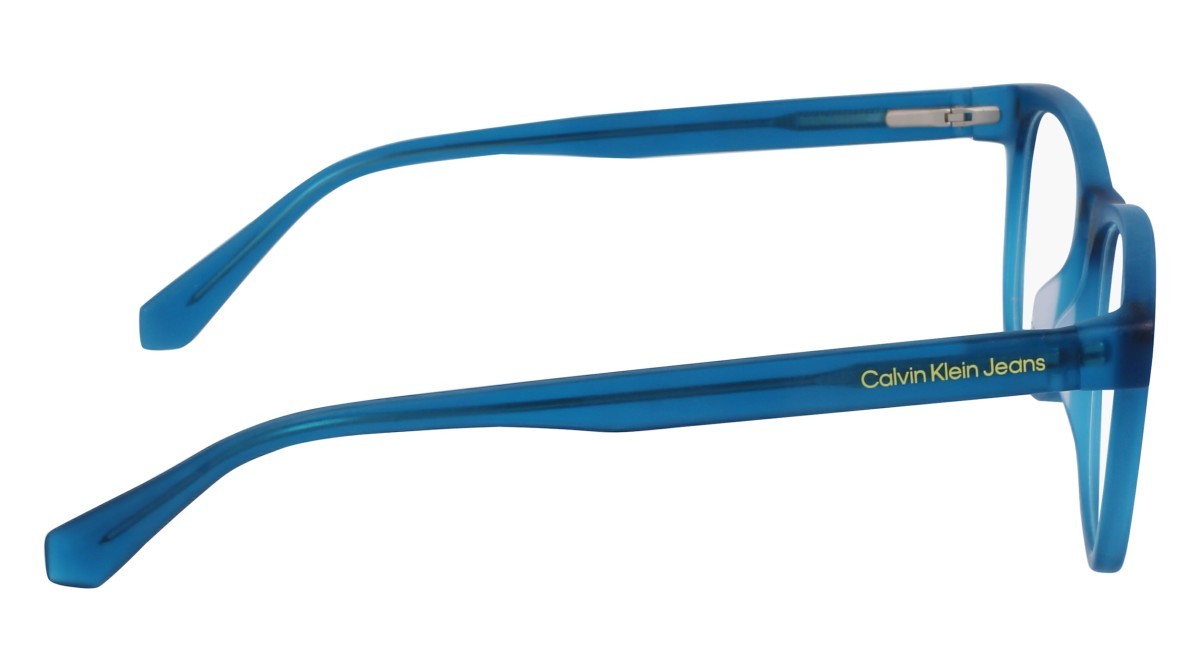Brillen Calvin Klein Jeans CKJ23643MAG-SET (460) farbe blue form rechteckig gläser solid grey full mirror blue