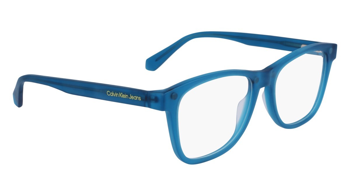 Brillen Calvin Klein Jeans CKJ23643MAG-SET (460) farbe blue form rechteckig gläser solid grey full mirror blue