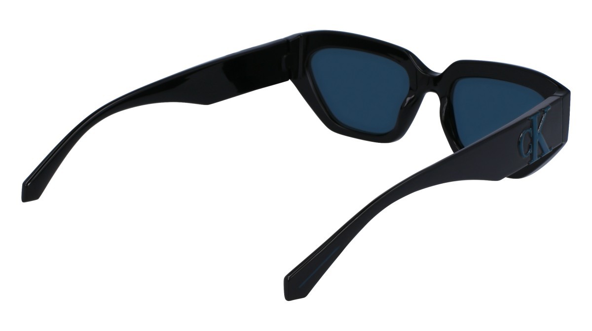 Sonnenbrillen Calvin Klein Jeans CKJ23652S (001) farbe black form rechteckig gläser solid blue