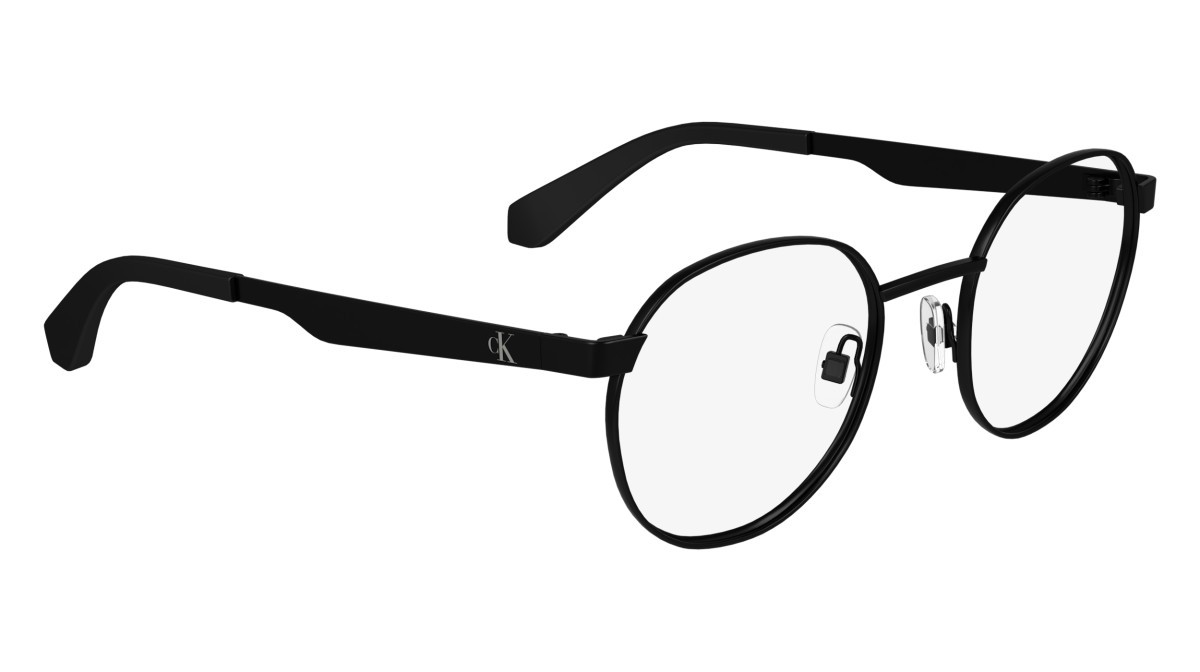 Eyeglasses Calvin Klein Jeans CKJ24205 N (001) color black shape round 