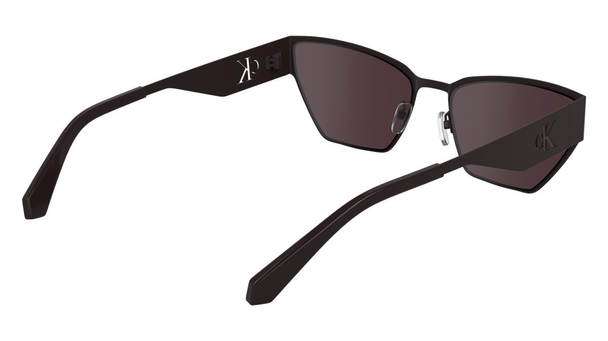 Sonnenbrillen Calvin Klein Jeans CKJ24207S (505) farbe aubergine form schmetterling gläser purplish red