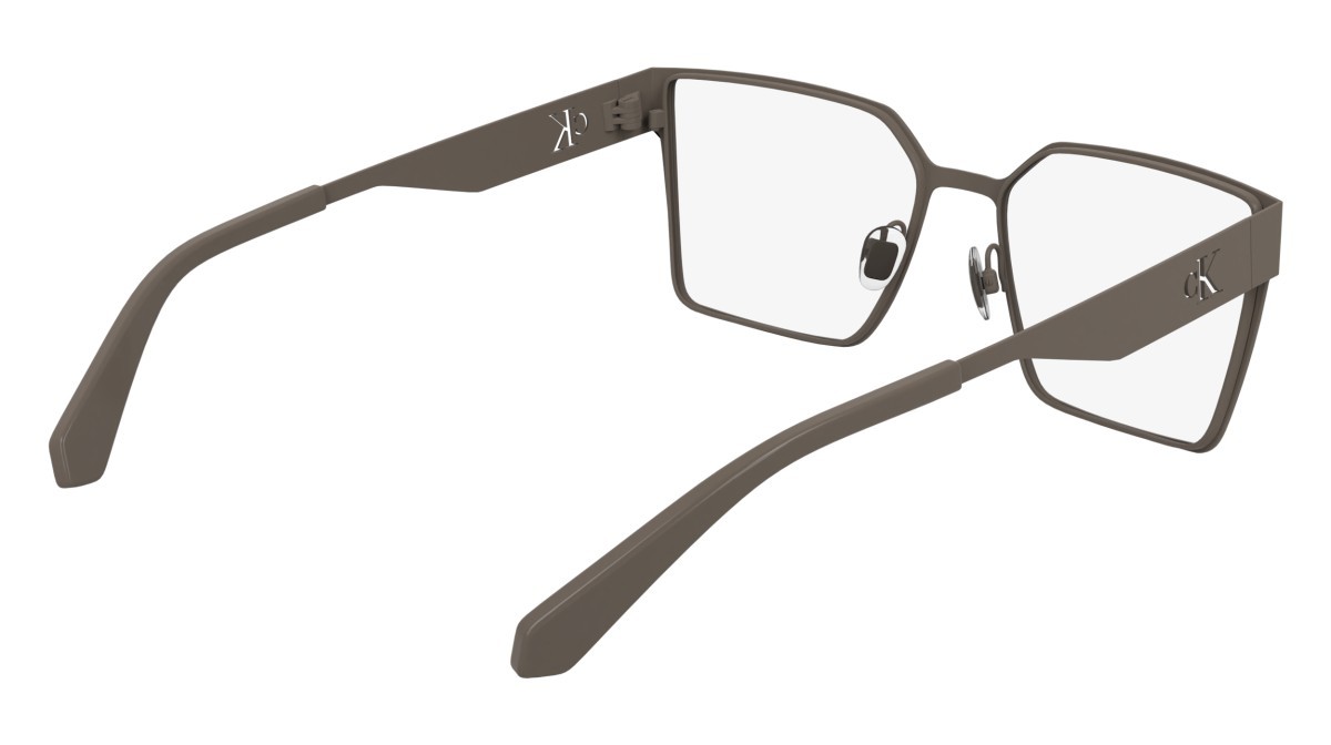 Brillen Calvin Klein Jeans CKJ24209 (246) farbe taupe form quadratisch gläser colore 4