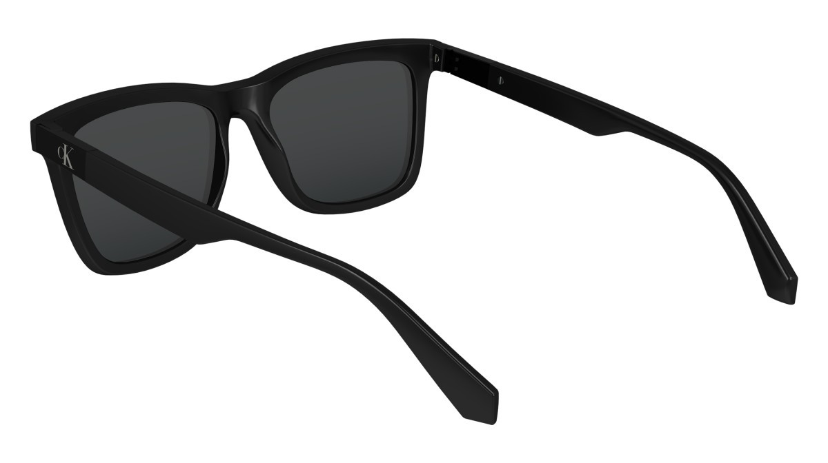 Sunglasses Calvin Klein Jeans CKJ24601S (001) color black shape rectangle lenses solid grey
