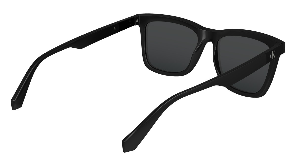 Sunglasses Calvin Klein Jeans CKJ24601S (001) color black shape rectangle lenses solid grey