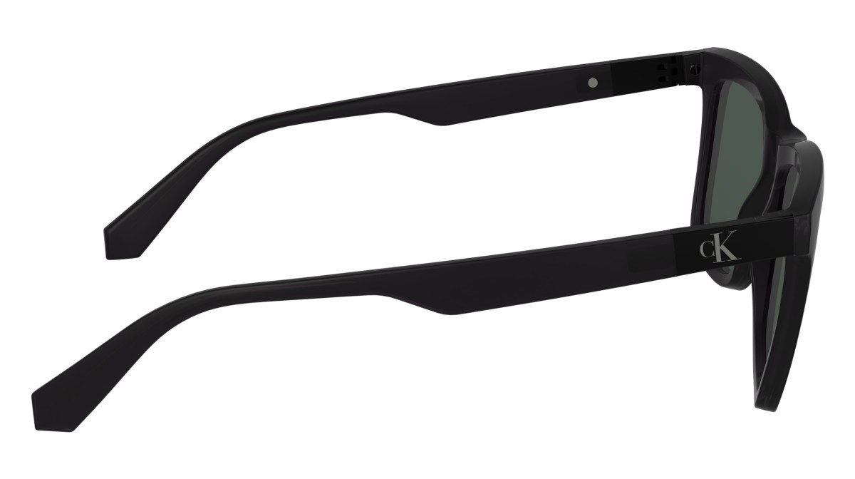 Sonnenbrillen Calvin Klein Jeans CKJ24601S (002) farbe matte black form rechteckig gläser solid khaki