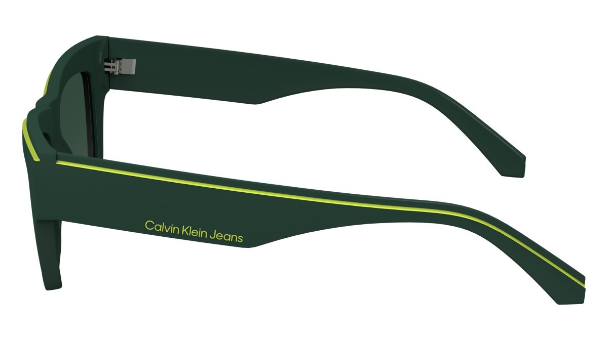 Sonnenbrillen Calvin Klein Jeans CKJ24602S (306) farbe forest form rechteckig gläser solid green