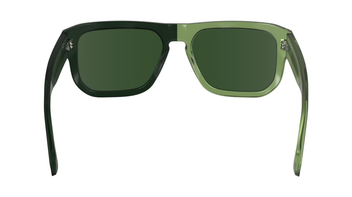 Sonnenbrillen Calvin Klein Jeans CKJ24607S (305) farbe green to dark green form rechteckig gläser solid green