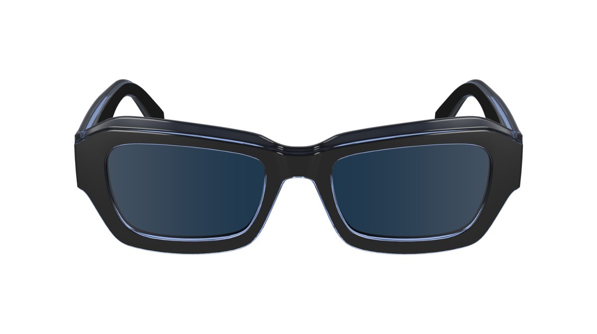 Sonnenbrillen Calvin Klein Jeans CKJ24608S (001) farbe black form rechteckig gläser solid blue
