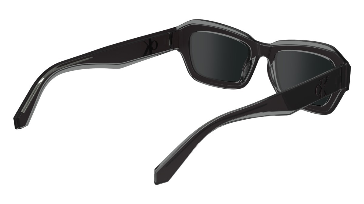 Sonnenbrillen Calvin Klein Jeans CKJ24608S (050) farbe grey form rechteckig gläser solid grey