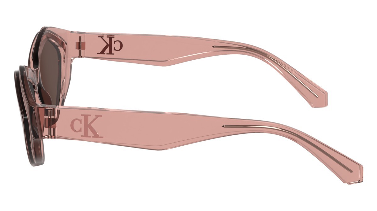 Sonnenbrillen Calvin Klein Jeans CKJ24621S (605) farbe burgundy/blush form rechteckig gläser solid burgundy