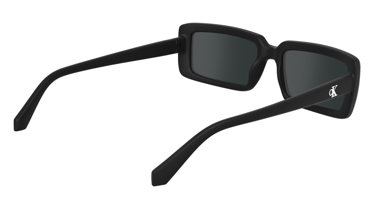 Sonnenbrillen Calvin Klein Jeans CKJ24622S (001) farbe black form rechteckig gläser solid grey
