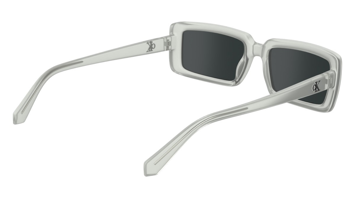 Sonnenbrillen Calvin Klein Jeans CKJ24622S (970) farbe clear form rechteckig gläser solid grey