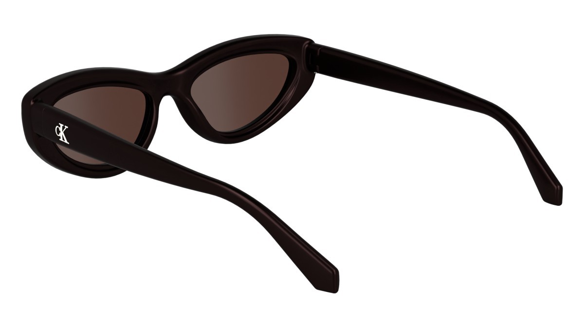 Sonnenbrillen Calvin Klein Jeans CKJ24624S (505) farbe aubergine form cat-eye gläser solid burgundy