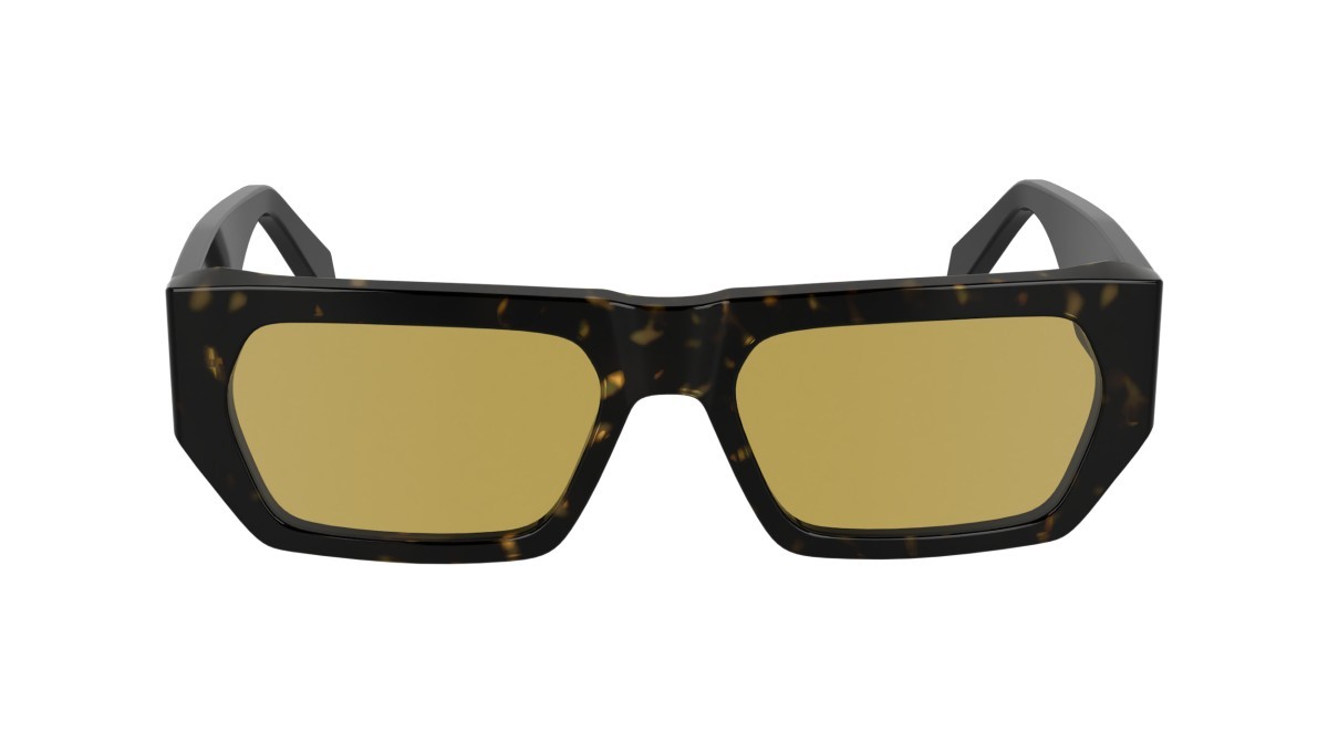 Sonnenbrillen Calvin Klein Jeans CKJ24625S (242) farbe dark havana form rechteckig gläser solid ocher