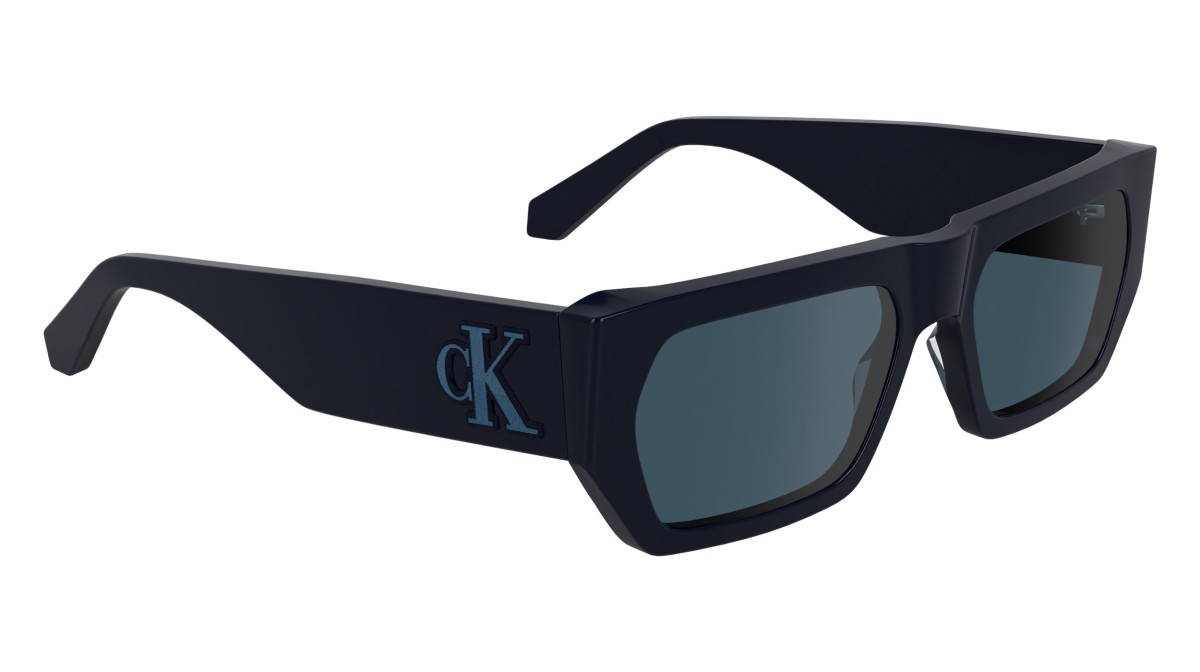 Sonnenbrillen Calvin Klein Jeans CKJ24625S (400) farbe blue form rechteckig gläser solid avio