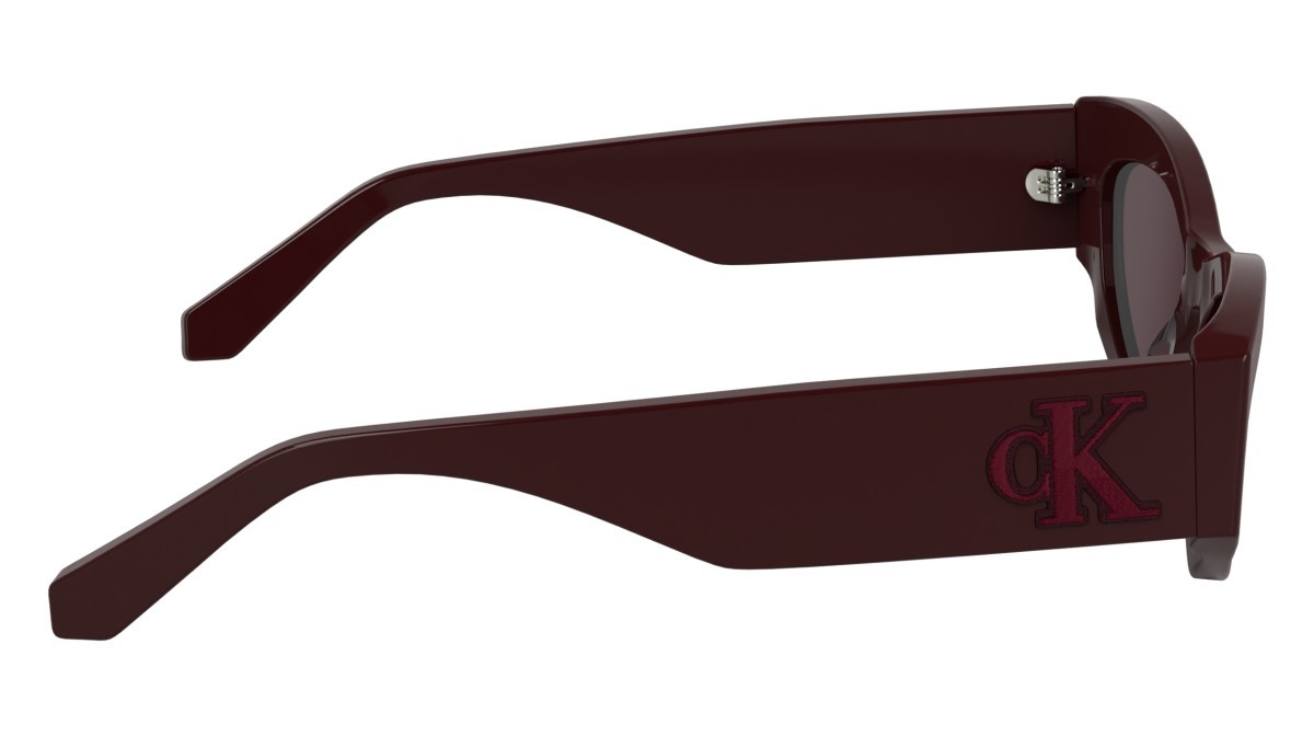 Sonnenbrillen Calvin Klein Jeans CKJ24626S (605) farbe burgundy form schmetterling gläser solid burgundy