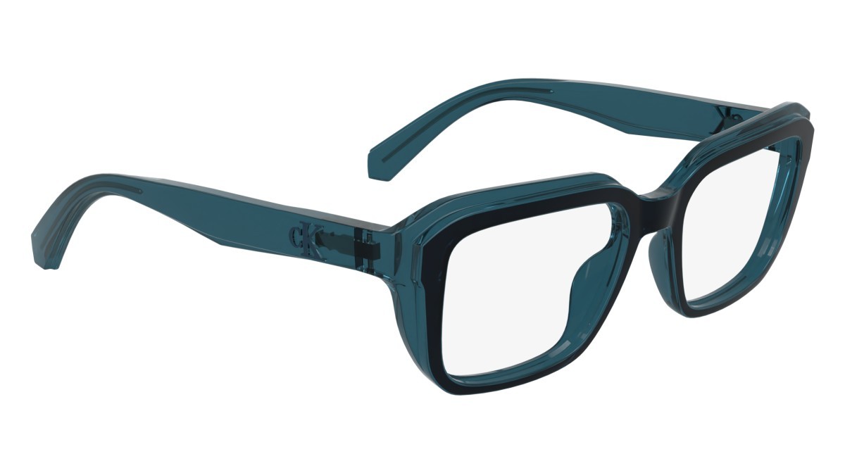 Brillen Calvin Klein Jeans CKJ24627 (400) farbe blue form rechteckig gläser colore 3