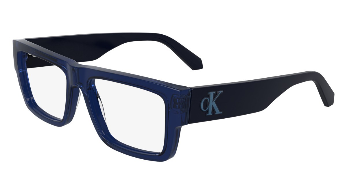 Brillen Calvin Klein Jeans CKJ24634 (400) farbe blue form rechteckig gläser colore 3