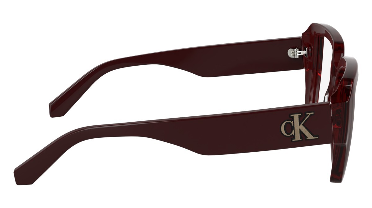 Brillen Calvin Klein Jeans CKJ24635 N (605) farbe burgundy form rechteckig 