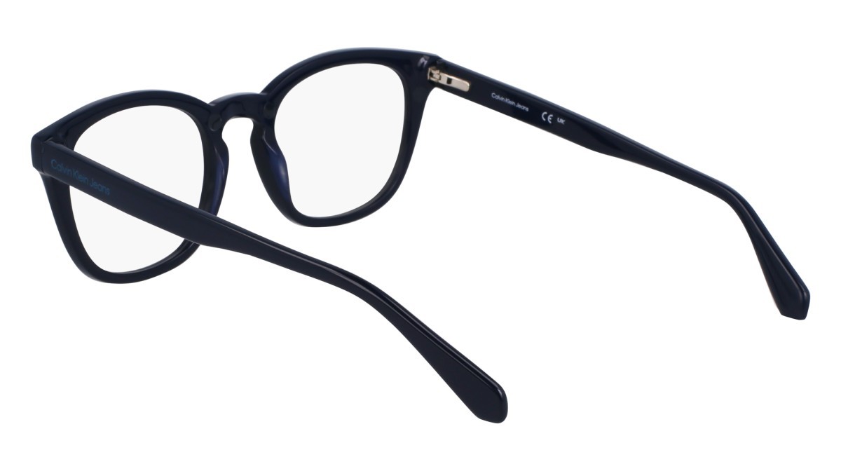 Brillen Calvin Klein Jeans CKJ24636MAG-SET (400) farbe blue form rechteckig gläser solid grey