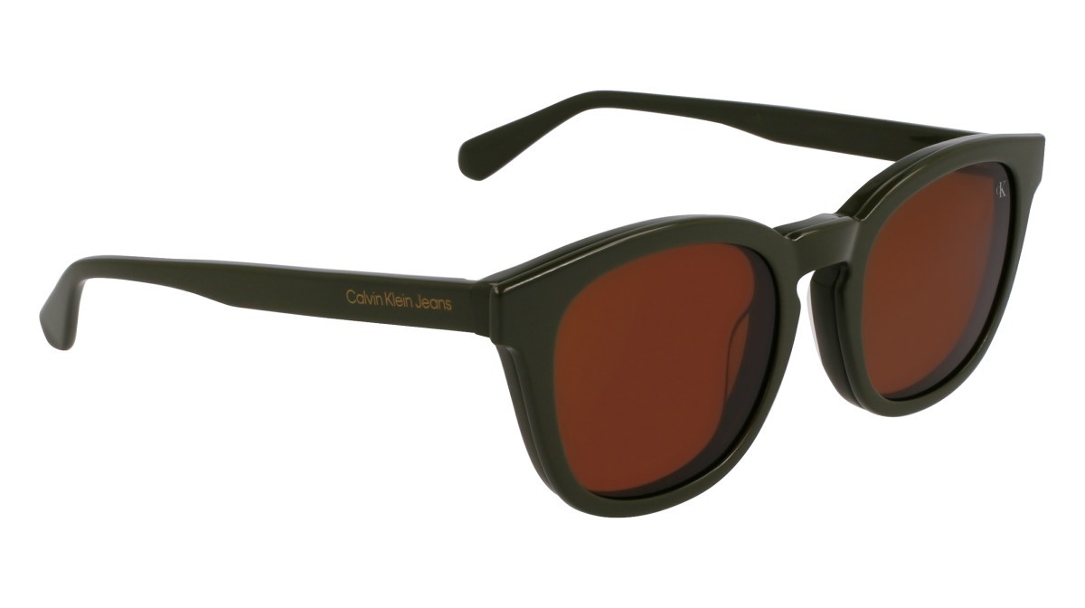 Eyeglasses Calvin Klein Jeans CKJ24636MAG-SET N (309) color khaki shape rectangle 