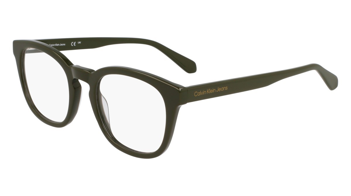 Eyeglasses Calvin Klein Jeans CKJ24636MAG-SET N (309) color khaki shape rectangle 